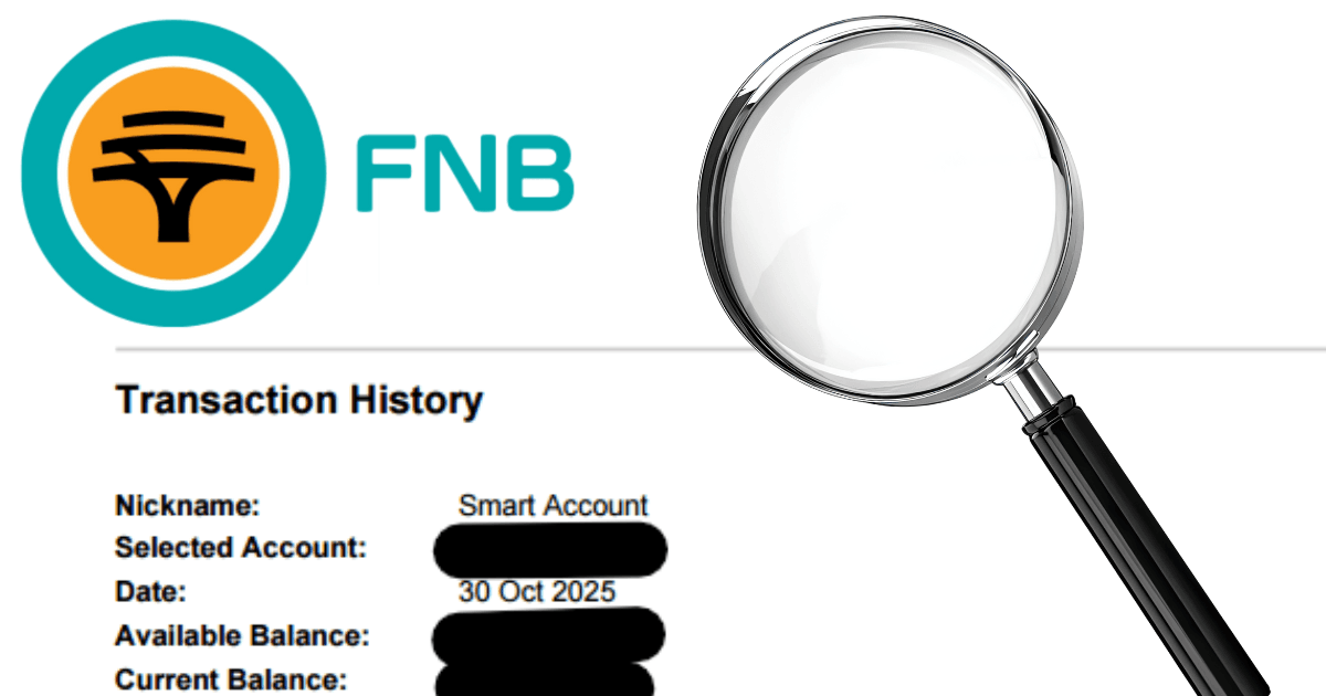 FNB Bank Statement Analysis: Understanding Fees, eBucks Value & What Your Statement Shows